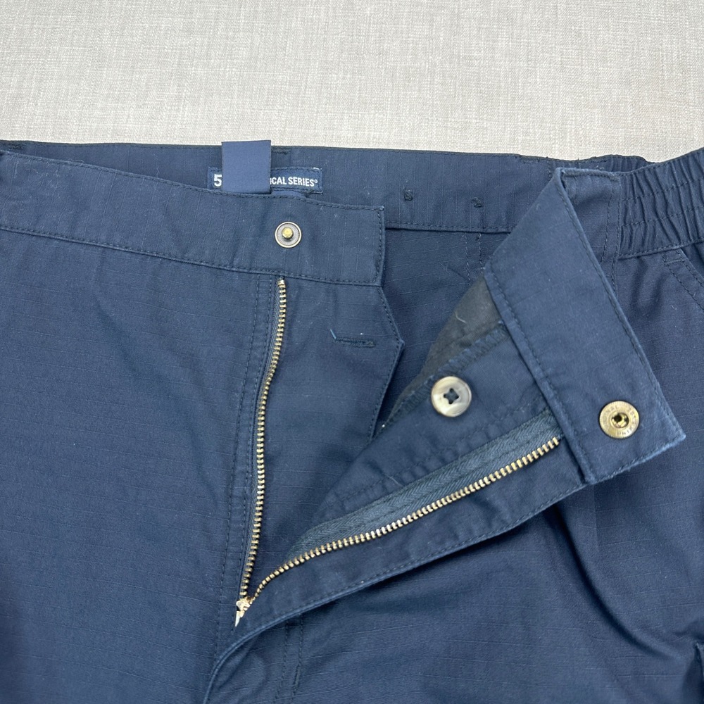 5.11 Tactical Cargo Pants Mens 40x34 Blue 74273 Ripstop Tactical Series EUC - Picture 8 of 12